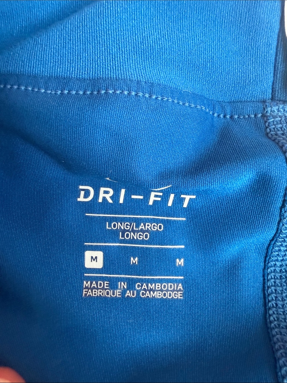 Nike Royal Blue Pleated Tennis Skirt with Black Trim - Picture 2 of 5